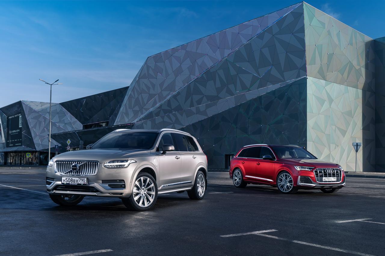 Мегадизель Audi SQ7 против супергибрида Volvo XC90