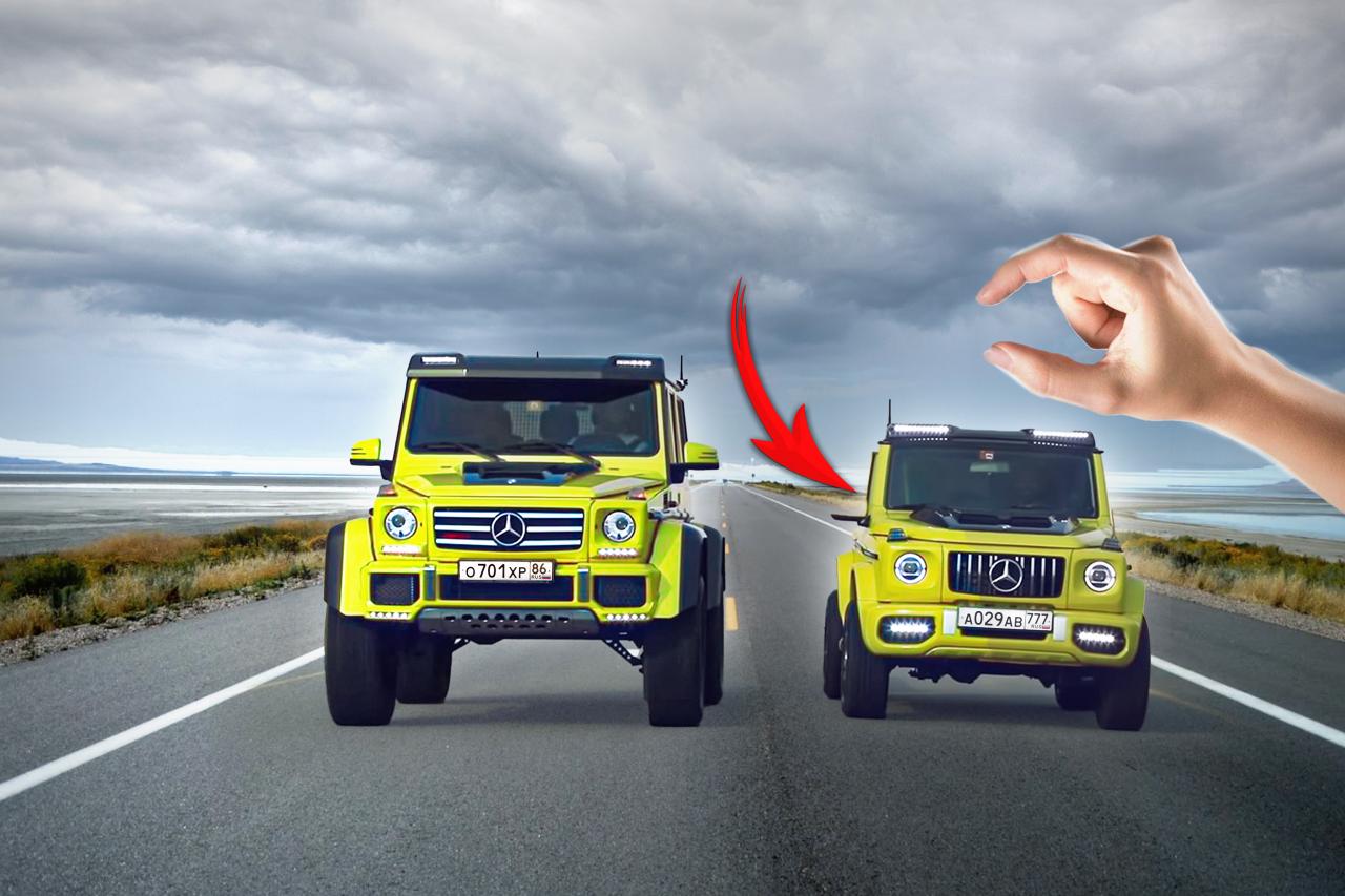 Gelandewagen в масштабе: как настоящий, только маленький