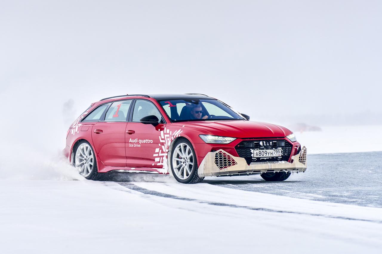 Холодные игры: самые мощные Audi на льду