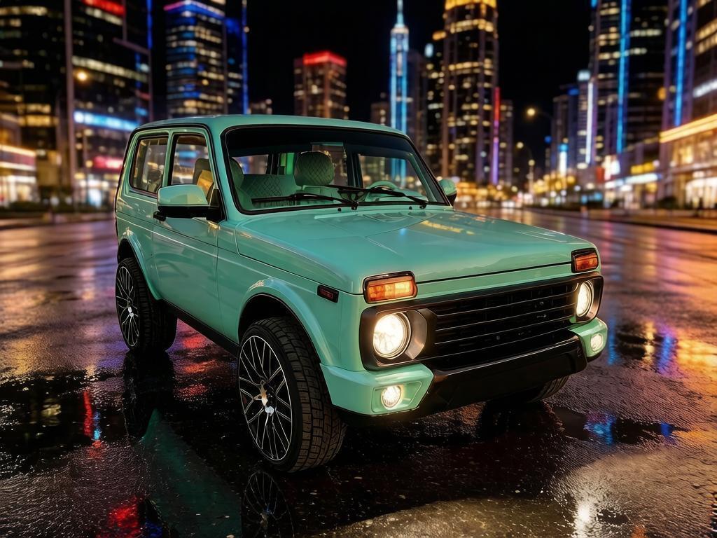 Тюнингованная Lada Niva
