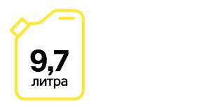 Такой расход за месяц зафиксировал борткомпьютер при ежедневных поездках по городу и трассе