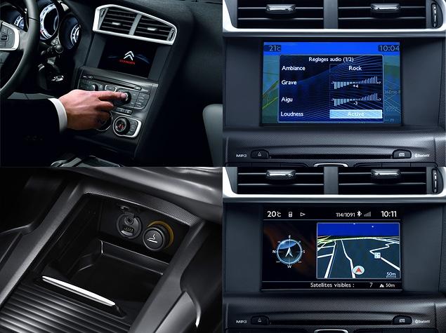 Навигационная система eMyWay является частью мультимедийной системы с цветным 7-дюймовым экраном высокого разрешения, жестким диском и выходами для подключения устройств через USB и JACK 3,5 мм. Система рассчитана на подключение внешних устройств через Bluetooth и позволяет прослушивать музыкальные файлы, сохраненные на мобильном телефоне. Поставщик навигационного ПО -- компания Navteq. На данный момент система ориентируется в 38 крупнейших городах России, однако, детализированные карты доступны лишь для нескольких городов, включая Москву и Санкт-Петербург. Жаль только, что меню мультимедийной системы, равно как и подсказки навигатора, пока не переведены на русский язык.