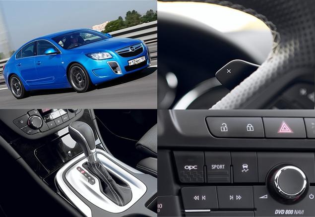 Адаптивный блок управления автоматической трансмиссией является неотъемлемой частью мехатронного шасси FlexRide, которое контролирует остроту реакции на нажатие педали газа, порог срабатывания системы стабилизации, чувствительность рулевого управления и работу системы полного привода. Если в «гражданских» версиях «Инсигний» есть две предустановки -- Tour для повседневного вождения и Sport для динамичной езды, -- то у OPC будет уже три режима: Standart, Sport и OPC. В последнем случае подсветка меняет цвет на красный, сообщая, что машина находится в полной «боеготовности».