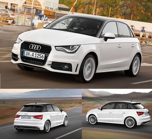 В белом цвете A1 Sportback смотрится здорово: контрастные детали, вроде накладок на бамперы, темные стойки крыши и большие колесные диски. "Жабры" в уголках переднего бампера -- отличительная деталь версии S line.