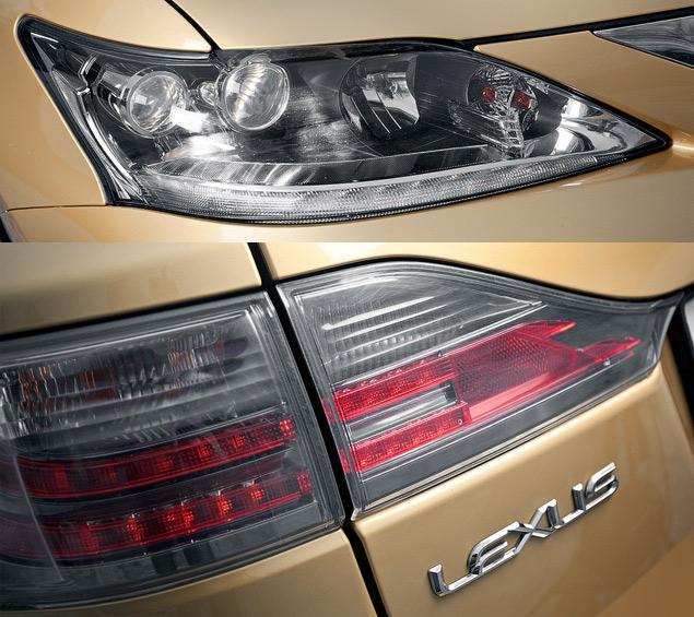 Что передние фары, что задние фонари у CT 200h имеют причудливую форму, но они во многом определяют его внешность. Фары с биксеноном и светодиодным дневным светом -- привилегия «топовой» комплектации Luxury. И к ним есть претензия: ближний свет светит «себе под нос», а граница света очень резкая.