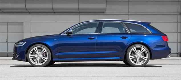 Если бы не S7 Sportback, то именно S6 Avant был бы самым «спортивным» в этом семействе. Плавно ниспадающая линия крыши делает силуэт универсала очень динамичным.