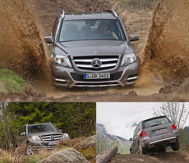 Пакет Offroad обойдется покупателям в 40 тысяч рублей, причем он, похоже, не исключает возможность установки сталинг-пакета AMG, включающего в себя новые элементы экстерьера и большие колесные диски (общая стоимость пакета «экстерьер» составляет 100 тысяч рублей), а также «AMG-отделку» салона за 58 тысяч. Что умеет GLK на плохой дороге, можно посмотреть в ролике в конце статьи.