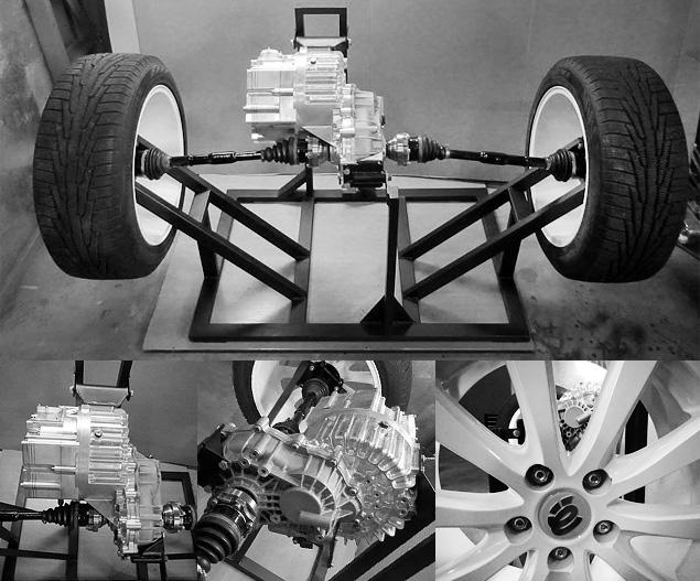 Мехатронный блок разрабатывался силами «ё-АВТО», но выпускать его будет компания GKN — она, к примеру, поставляет узлы для гибридных автомобилей Peugeot и Citroen. В России модули будут доукомплектовывать управляющей электроникой и устанавливать на готовые автомобили. Максимальный крутящий момент электромотора составляет 200 Нм, а на выходе редуктора — 1900 Нм