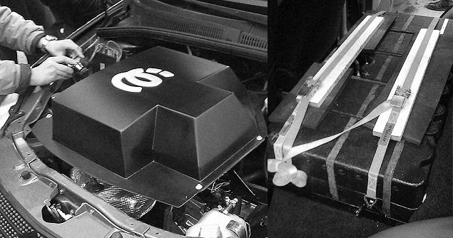 Блок суперконденсаторов (на фото справа — его тестовая версия) весит около 70 килограммов. Их выпускает южнокорейская компания — российские аналоги нестабильны по качеству. Суперконденсаторы рассчитаны примерно на миллион циклов зарядки-разрядки — это 5-7 лет ежедневной эксплуатации, после чего отдельные элементы «батареи» могут начать выходить из строя. Стоимость блока целиком сейчас оценивается примерно в тысячу евро. Однако уже через пару-тройку лет цены на суперконденсаторы, по прогнозам «ё-АВТО», должны упасть в несколько раз.