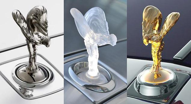 Варианты исполнения статуэтки "Дух экстаза"