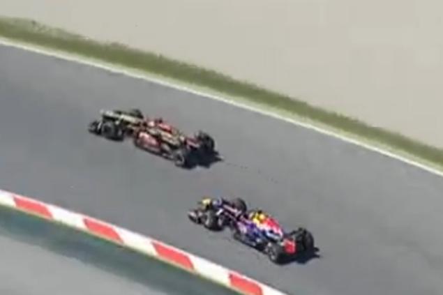 Вот так выглядел обгон Райкконеном Феттеля.