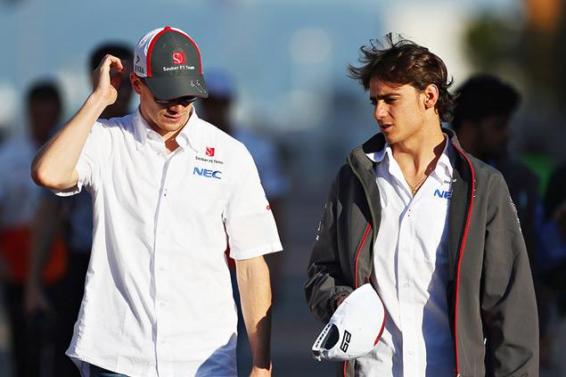 Пара пилотов Sauber в 2013 году: Нико Хюлькенберг и Эстебан Гутиеррес. Возможно, кто-то из них будет напарником Сироткина