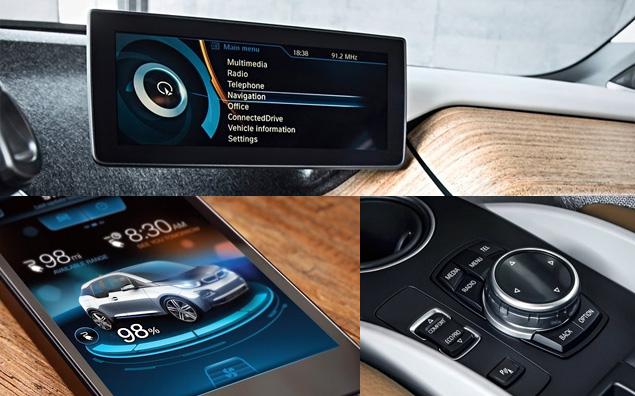 Смысл системы BMW ConnectedDrive в том, что в BMW i3 уже встроена сим-карта – а значит, машина может в реальном времени предоставлять водителю информацию о зарядных станциях. Свободны, заняты? – все будет на дисплее мультимедийной системы. Причем в любой стране без оплаты роуминга. Кроме того, вы всегда можете позвонить в колл-центр BMW – и там вам уж точно помогут.