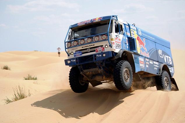 "КАМАЗ" Айрата Мардеева держался дольше других. Но в итоге сломался и он