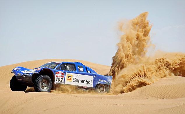 Жан-Луи Шлессер на багги собственной конструкции