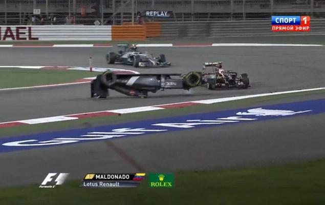 Гутиеррес после столкновения с Мальдонадо