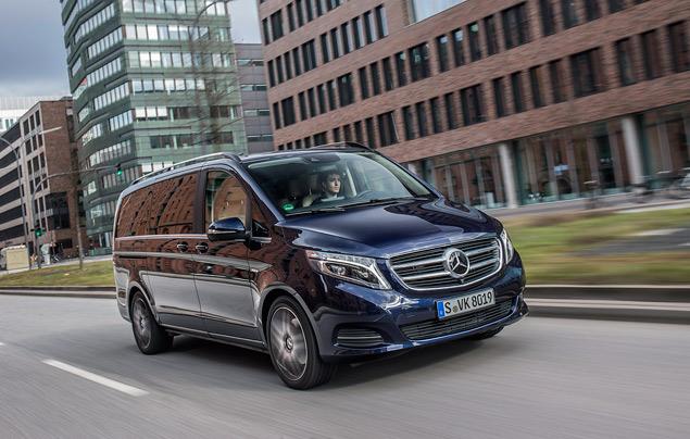 Привычным ареалом обитания Mercedes-Benz V-Class в России станут офисные парковки и стоянки дорогих отелей.