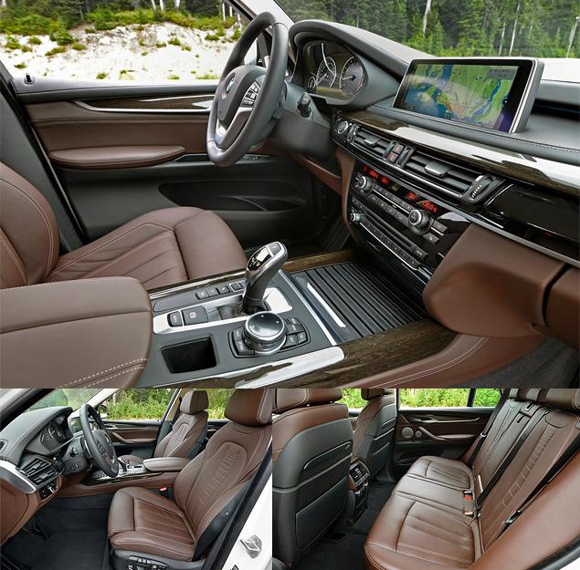 Салон с отделкой коричневой кожей выглядит как минимум интереснее, чем черно-серый. А вот светлый интерьер заказывать не надо — слишком уж непрактично.