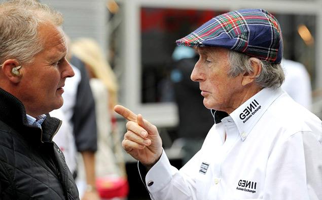 Херберт с сэром Джеки Стюартом, за команду которого он выступал в 1999 году