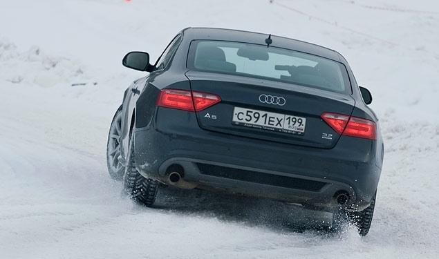 На скользких покрытиях A5 может проявить и переднеприводные повадки