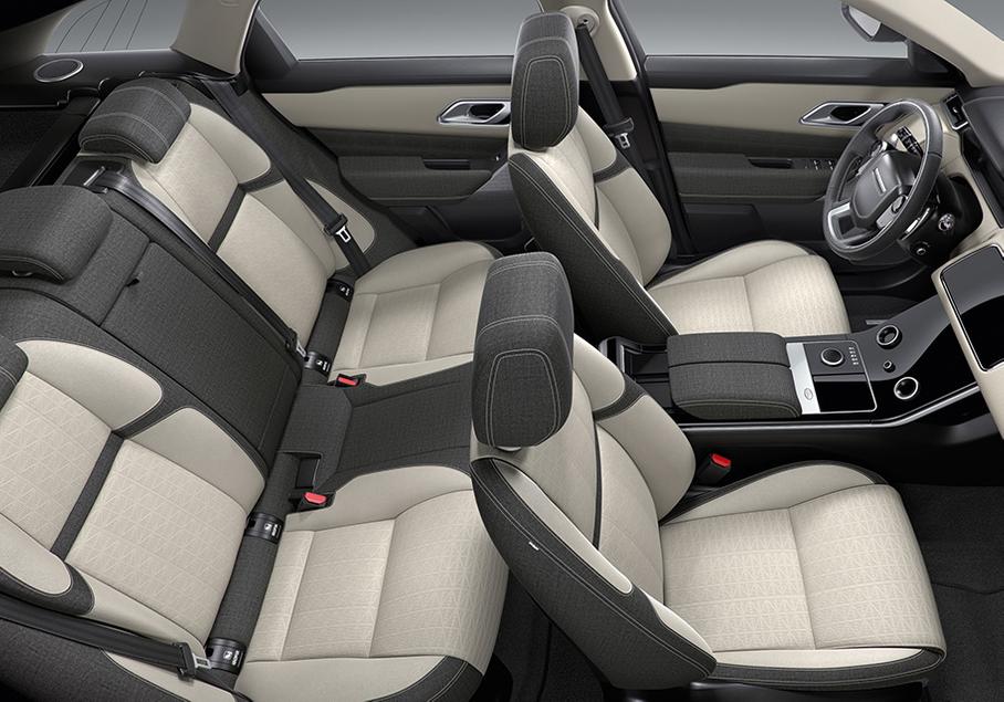 Чуть позже покупатели RR Velar смогут заказать отделку салона из мебельной ткани. И смотрится и щупается такой материал ну очень приятно