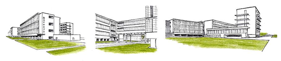 Немецкий модернистский стиль архитектуры Баухаус зародился еще до Второй мировой войны – его влияние можно проследить и в ранней советской архитектуре. Линии предельно близки к базовым геометрическим фигурам, цвета нейтральны и просты – белый, серый...