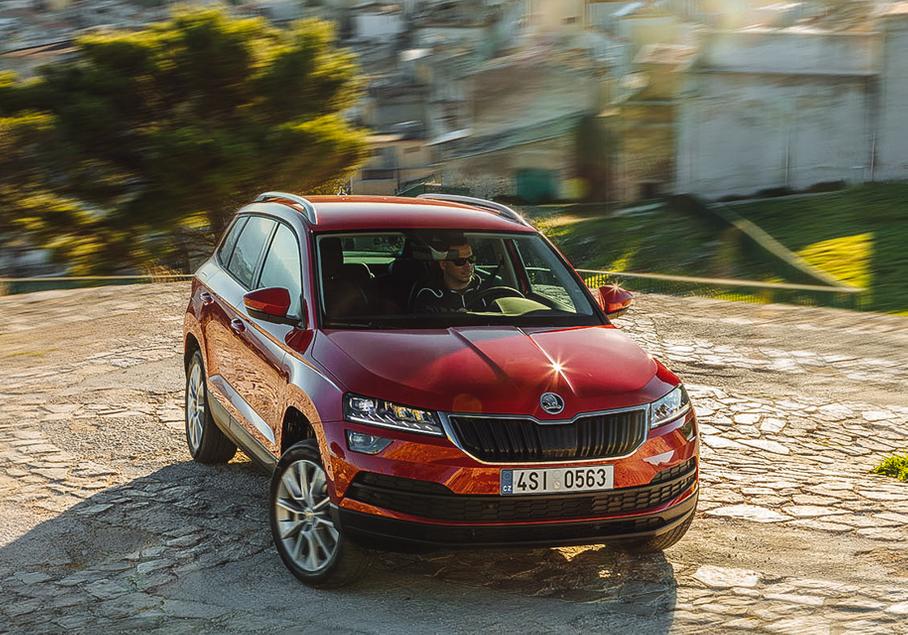 Кроссоверы Skoda теперь отличают более массивные двойные поперечины решетки радиатора