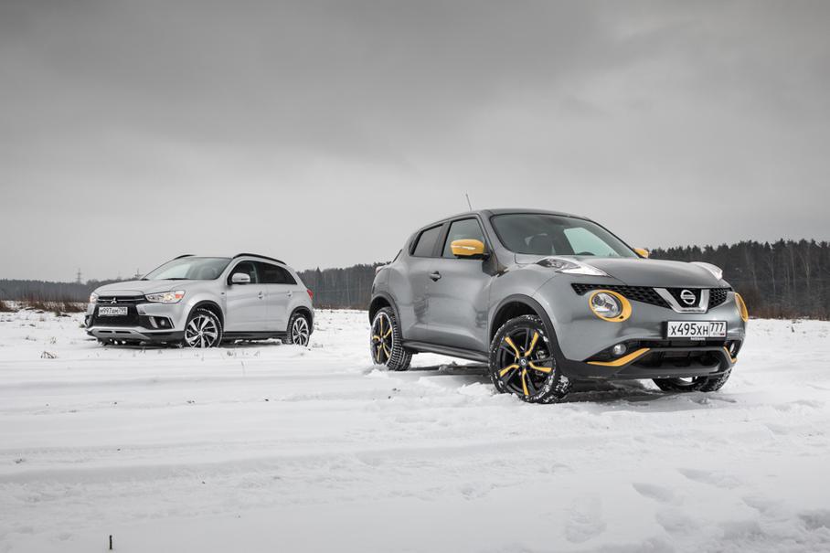 Дорожный просвет у Nissan Juke составляет 180 миллиметров, а у Mitsubishi ASX – 195 миллиметров