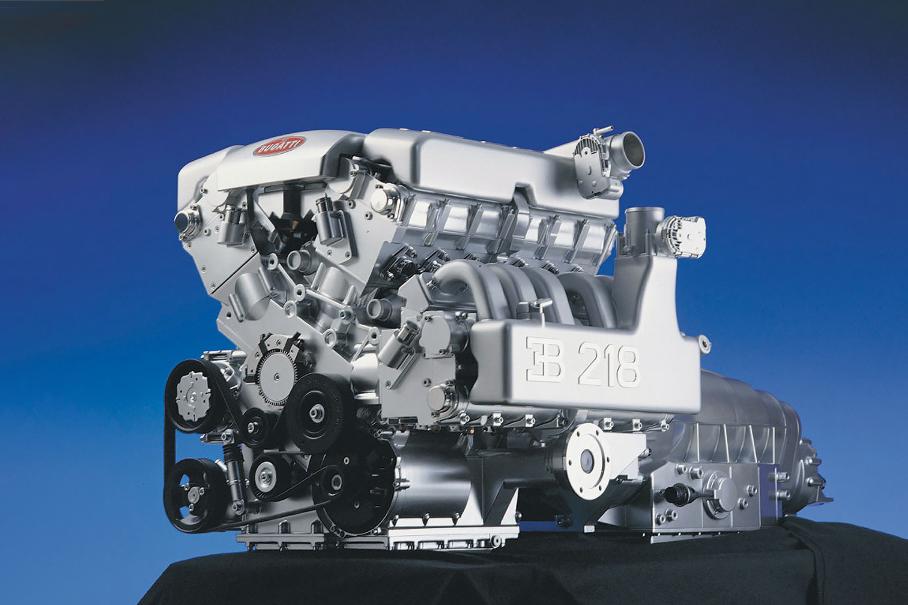 18-цилиндровый двигатель, который устанавливали на концепты Bugatti