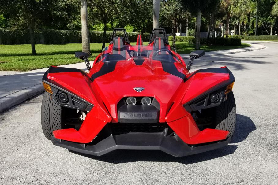Тест трицикла Polaris Slingshot