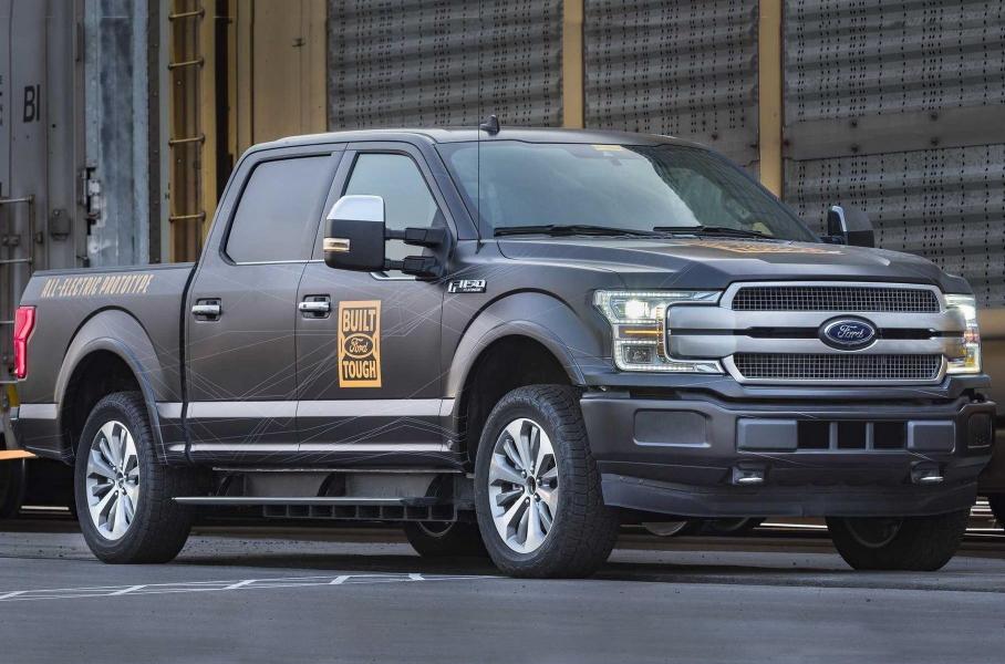 Прототип Ford F-150 с электрический силовой установкой.