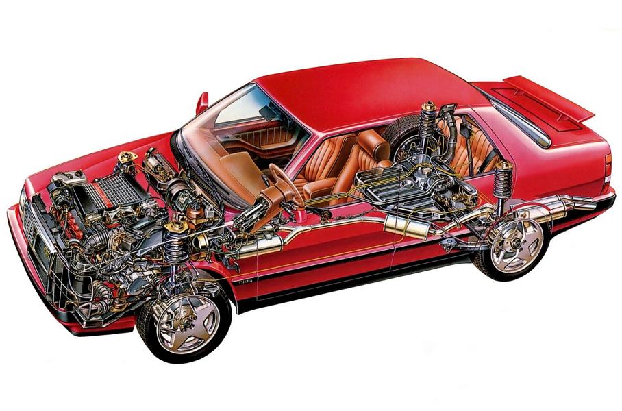 Редкий вид: V8 поперёк