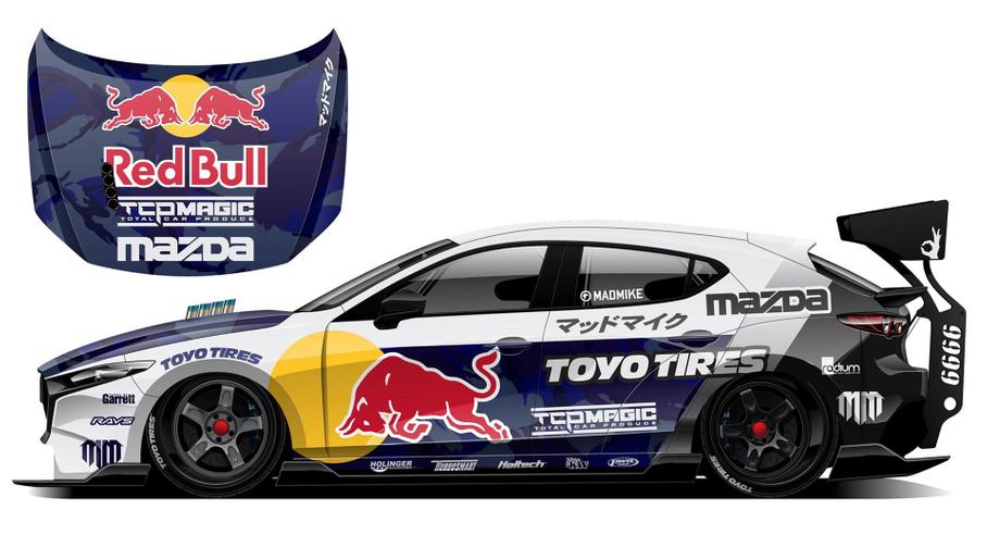 «Безумный Майк» построит заднеприводную Mazda3 для Пайкс-Пик