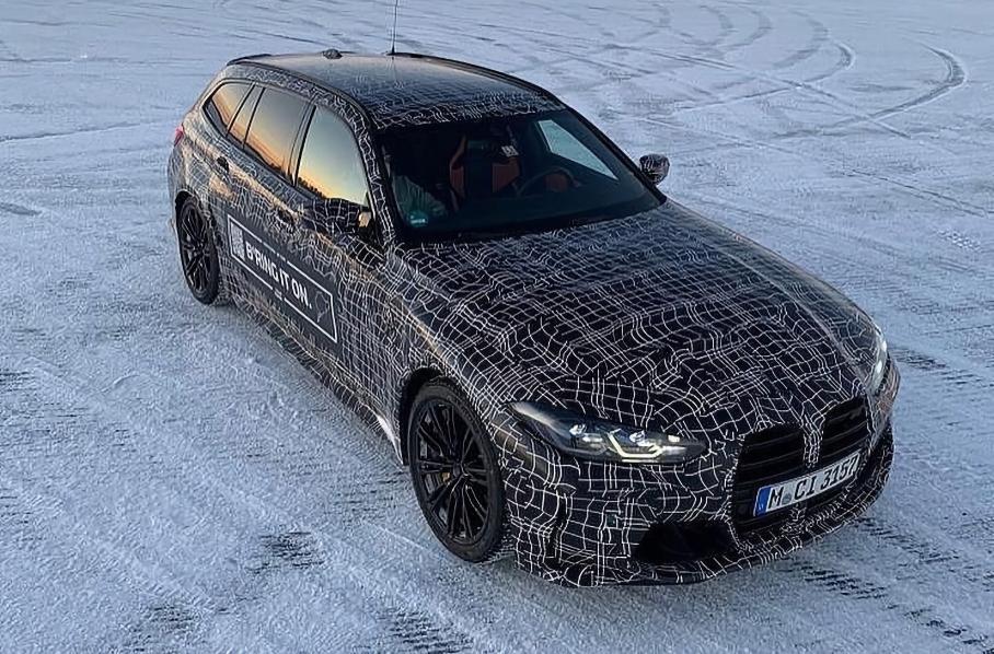 Универсал BMW M3 Touring получит оранжевый салон и мультимедиа iDrive 8