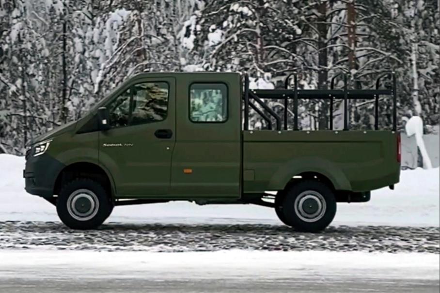 ГАЗ вывел на тесты «Соболь-NN» в кузове пикап