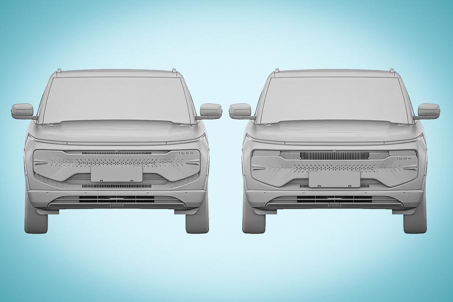 Патентные изображения обновленного Geely Icon