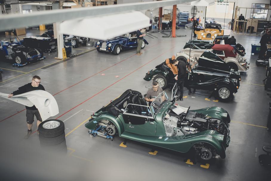 Посмотрите на завод Morgan Motor «глазами» беспилотника