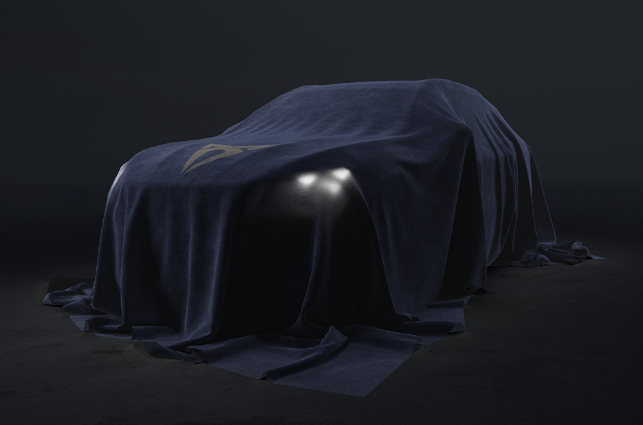 Cupra показала тизер нового гибридного кроссовера