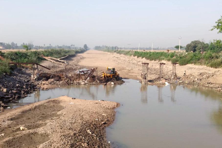 В Индии украли 500-тонный мост