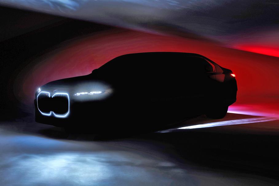 Электрический BMW i7: новое изображение перед премьерой