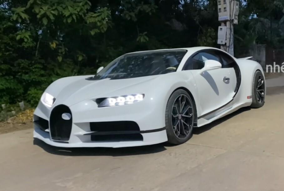 Посмотрите на самодельный Bugatti Chiron с мотором от Toyota