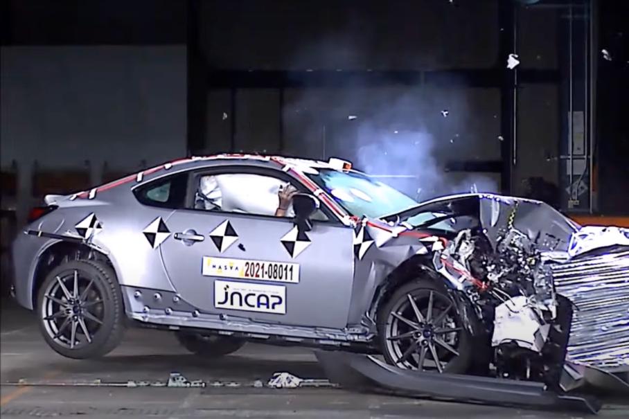 Краш-тест: Subaru BRZ заработала всего две звезды из пяти