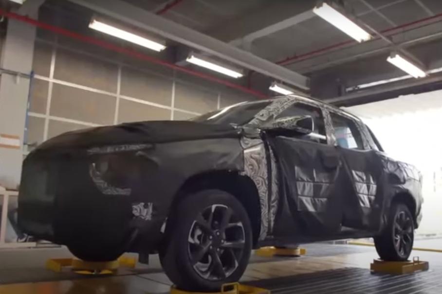 Кадр их видео с испытаний Chevrolet Montana