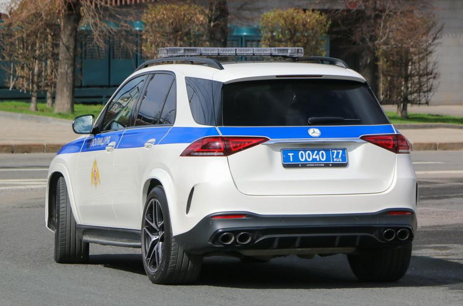 Полицейский Mercedes-AMG GLE 53, platesmania.com