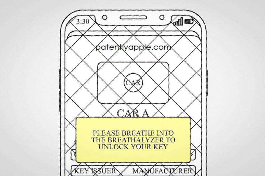 Apple запатентовала алкозамок для своего первого автомобиля