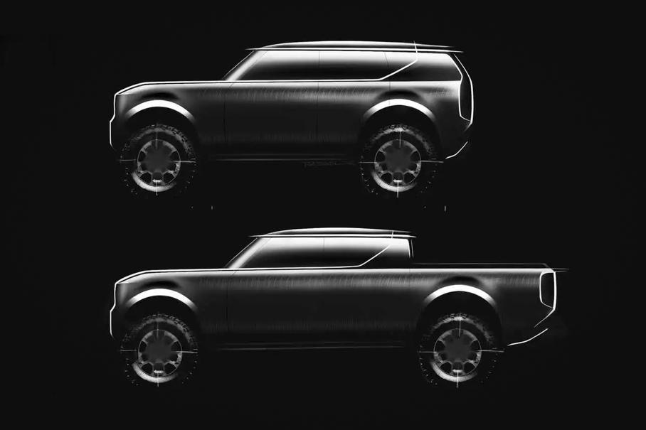 Volkswagen показал, какими будут внедорожник и пикап под брендом Scout
