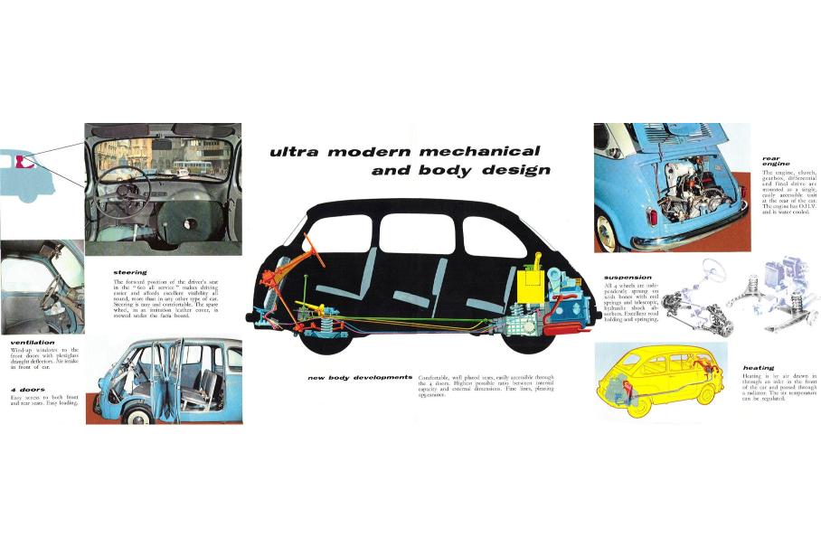 Оригинальный Fiat 600 Multipla