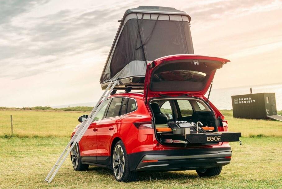 Из электрокара Skoda Enyaq сделали кемпер на четверых