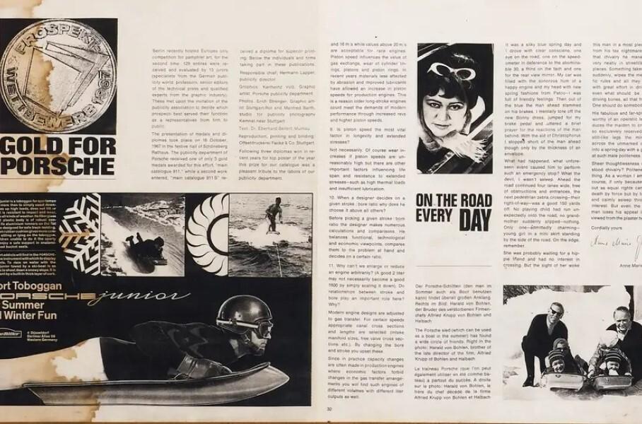 На торги выставили санки Porsche из 60-х. Пока за них дают только 300 долларов