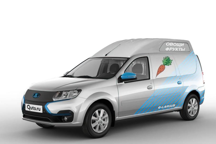 Такими могут стать спецавтомобили на базе электрического Lada Largus